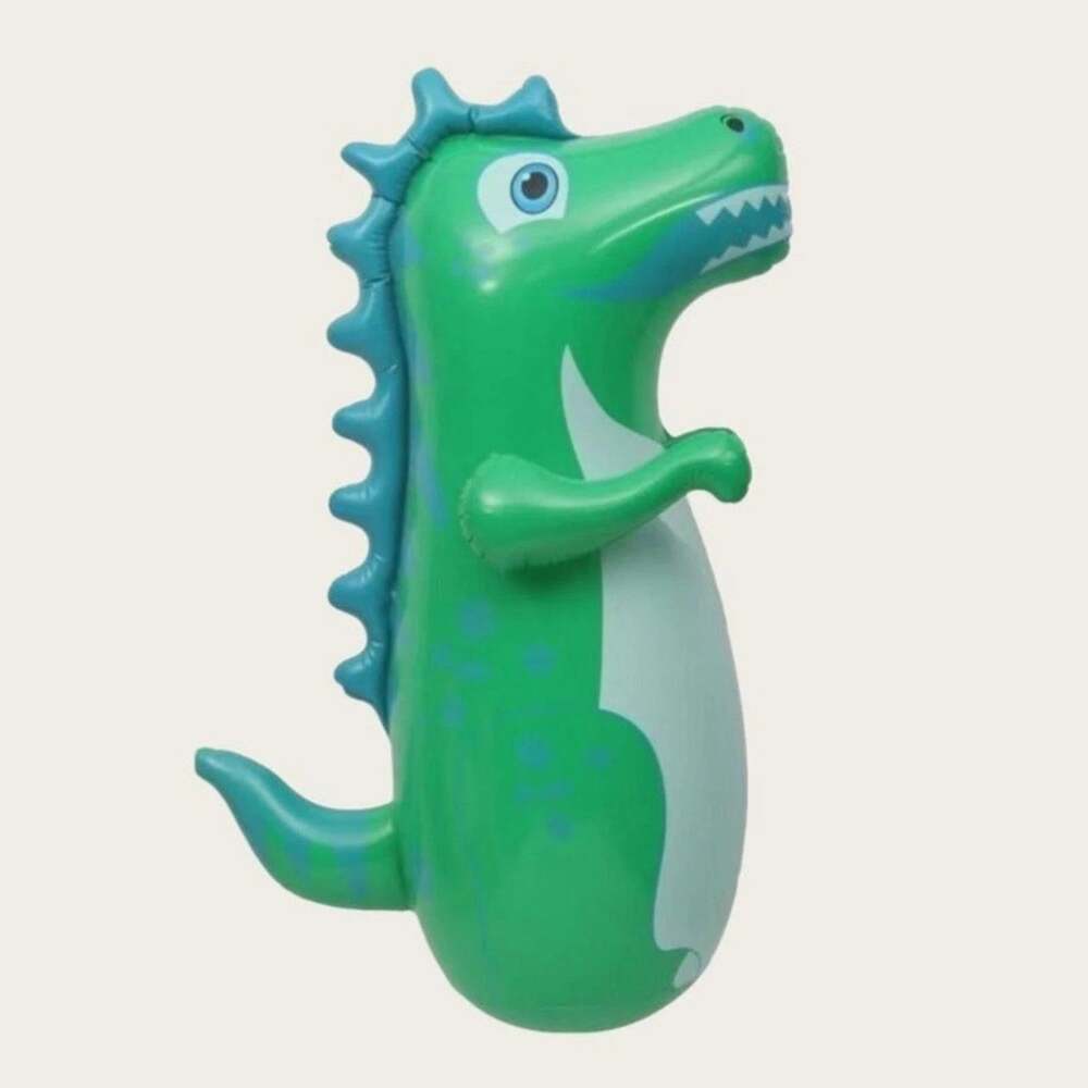Inflatable Dinosaur Tumbler Punching Bag | Sports Toy for Boys, Kids Gift